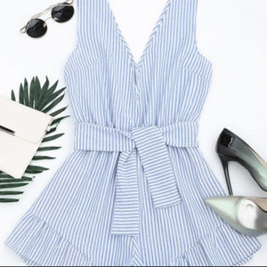 Stripped Romper